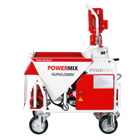 POWERMIX ALPHA 380 V MAQUINA DE PROYECTAR YESO Y MORTERO